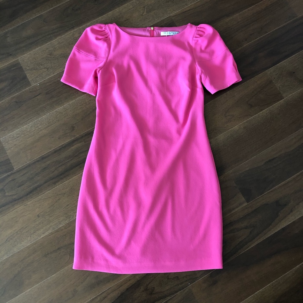 Trina Turk Bloom Puff-Sleeves Dress - Picture 6 of 15